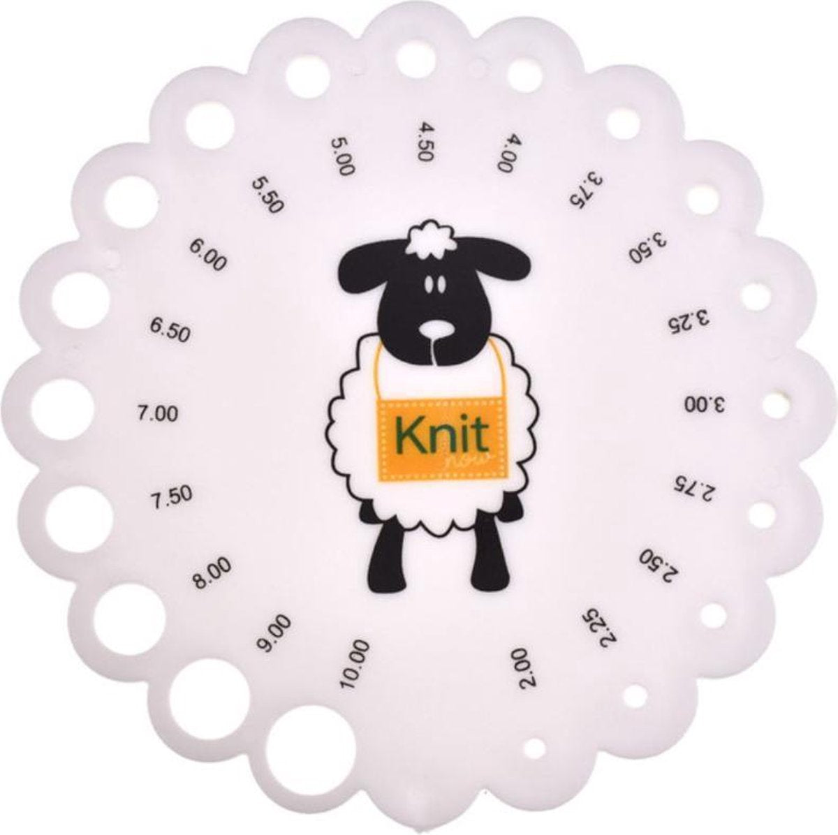 Breinaaldendikte meter - ronde breinaalddikte meter - meetbereik 2mm - 10mm