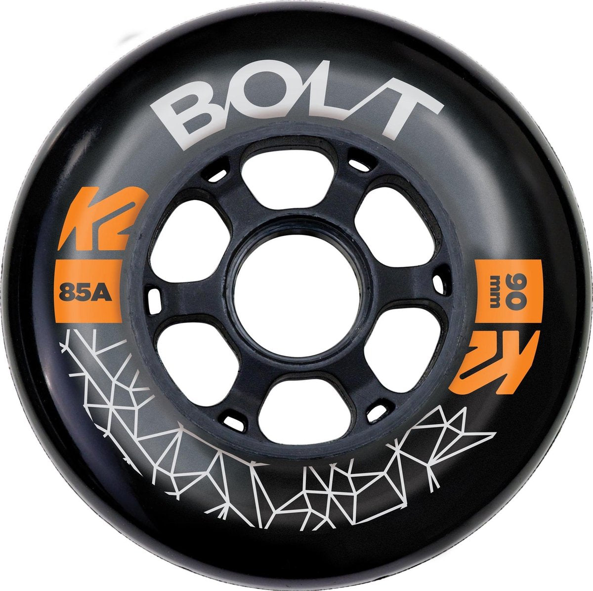 K2 Skateonderdeel - zwart/wit/oranje