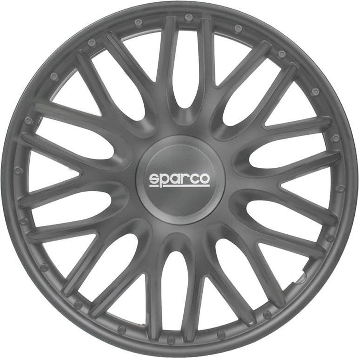 4-Delige Sparco Wieldoppenset Roma 13-inch grijs