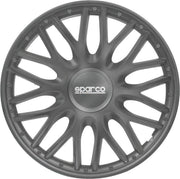 4-Delige Sparco Wieldoppenset Roma 13-inch grijs