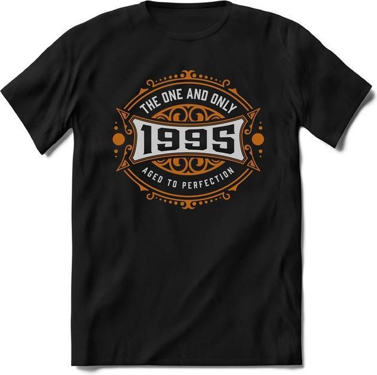 1995 The One And Only | Feest Kado T-Shirt Heren - Dames | Goud - Zilver | Perfect Verjaardag Cadeau Shirt | Grappige Spreuken - Zinnen - Teksten |