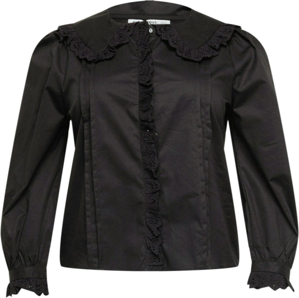 Glamorous Curve blouse Zwart-16 (Xxl)