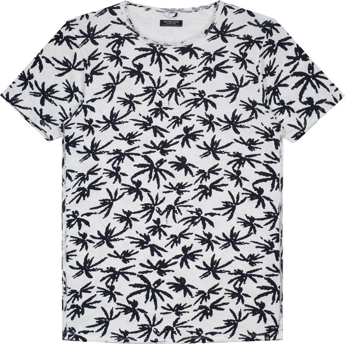 Dstrezzed T-shirt Print Palbomen Wit (202376 - 100)