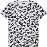 Dstrezzed T-shirt Print Palbomen Wit (202376 - 100)