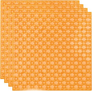 Strictly BRIKS LBP204TTO Bouwplaat 20x20 Transparant Oranje Vierpak