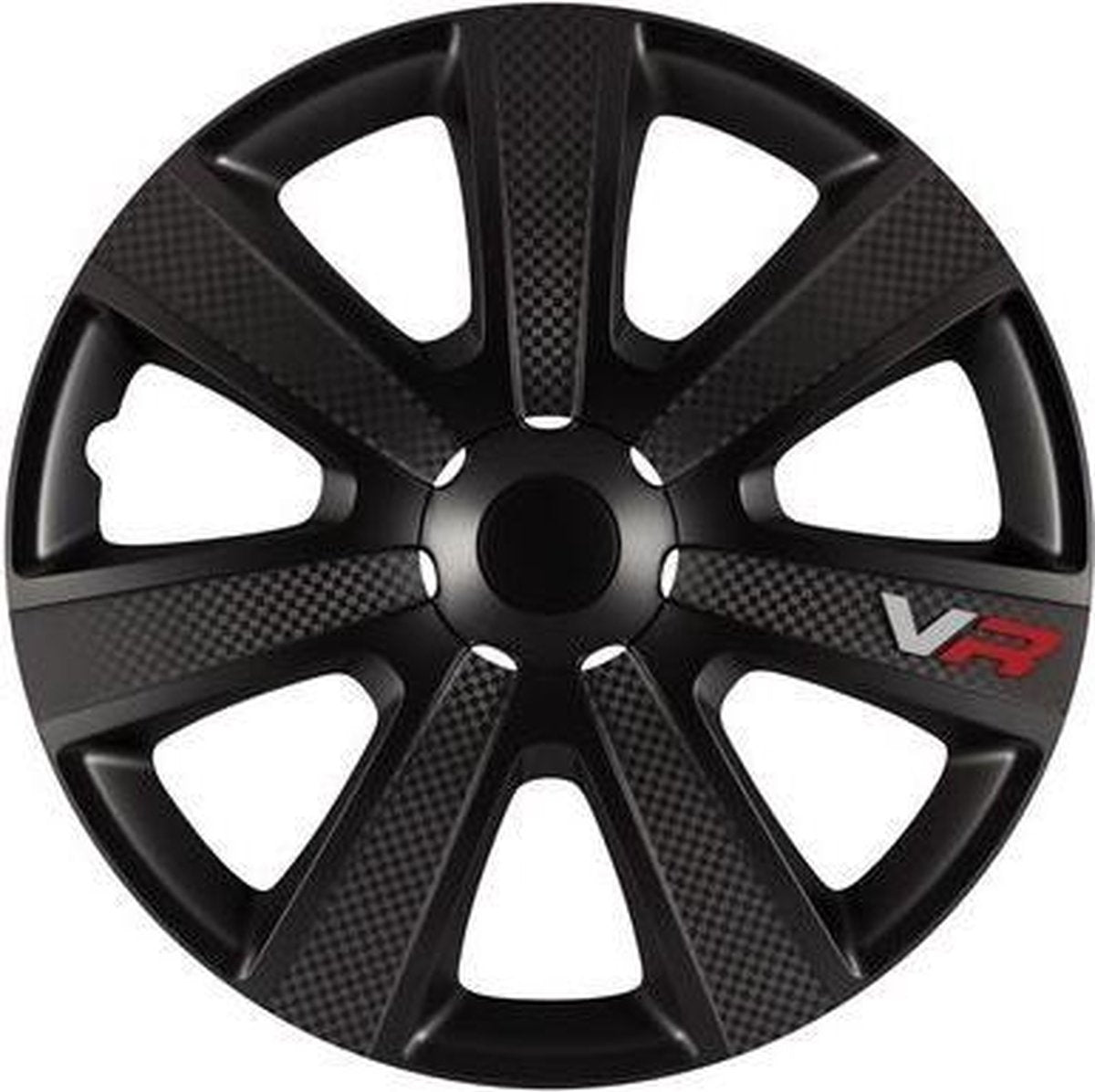Car Plus Wieldoppen Vr 14 Inch Abs Zwart Set Van 4