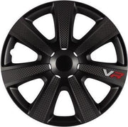 Car Plus Wieldoppen Vr 14 Inch Abs Zwart Set Van 4