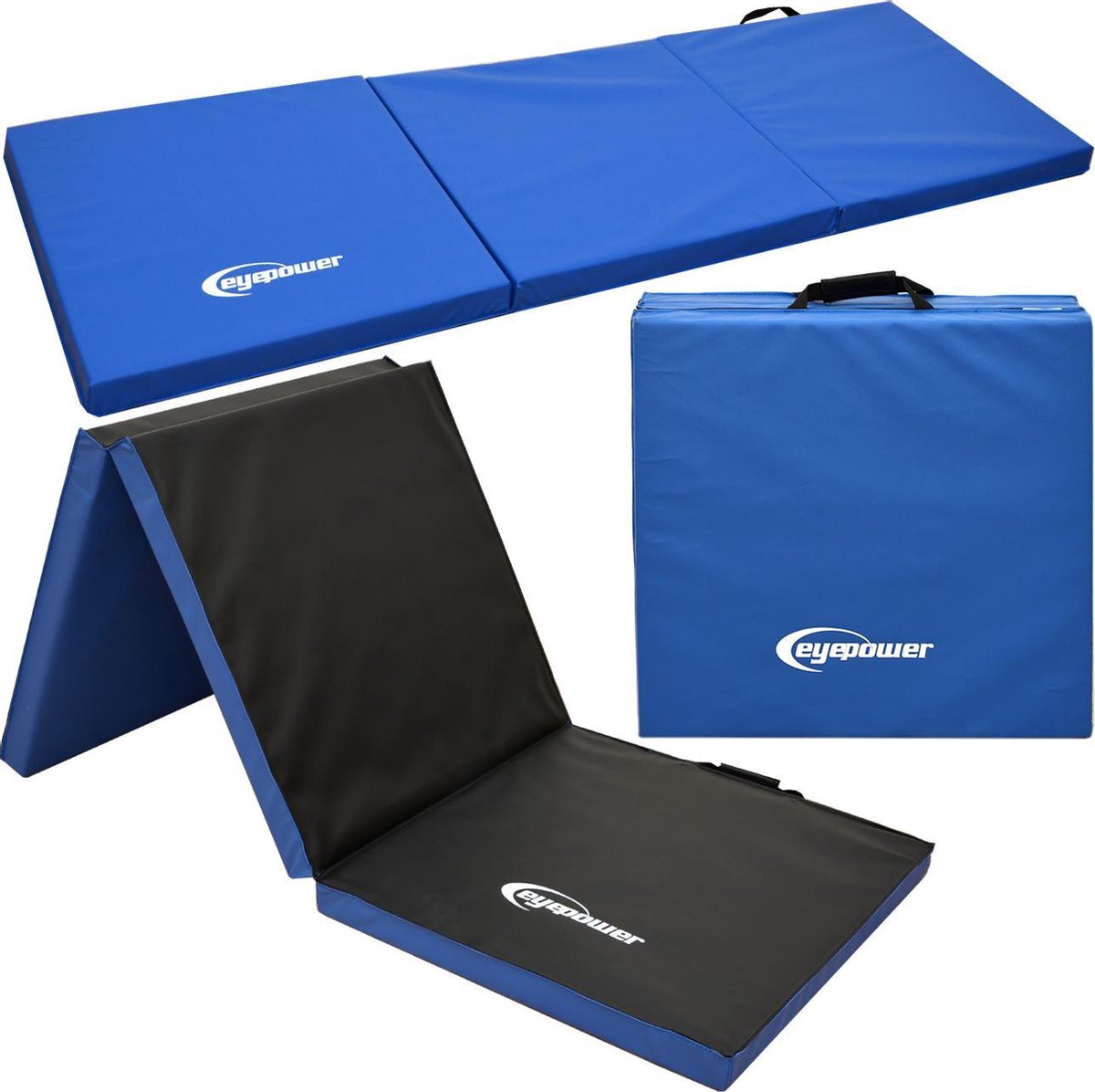 5cm Dikke Gymnastiekmat voor Thuis - Opvouwbaar - 180x60 Gymnastiekmat - Zachte Vloermat voor Kin...