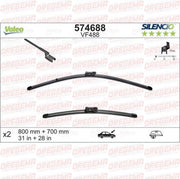 Valeo Silencio Ruitenwissers VF488 Silencio Flat blade set 80 + 70 cm