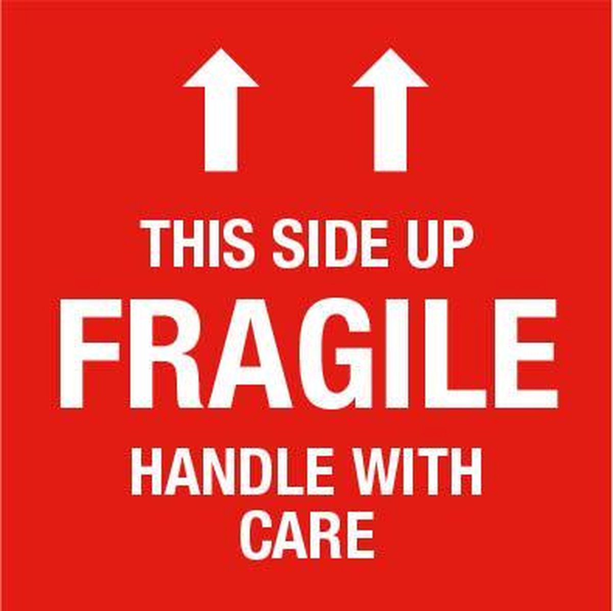 verhuis stickers Breekbaar Fragile. 20 stuks.