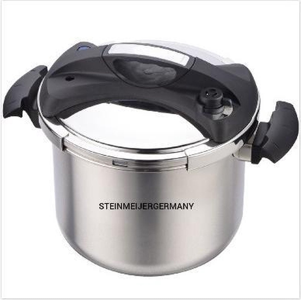 Snelkookpan 13 Liter de grootste RVS Ø 30 cm voor inductie SteinmeijerGermany