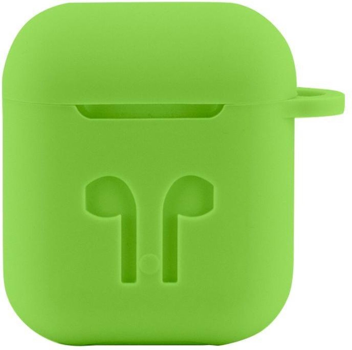 Case Cover Voor Apple Airpods - Siliconen Groen Watchbands-shop.nl