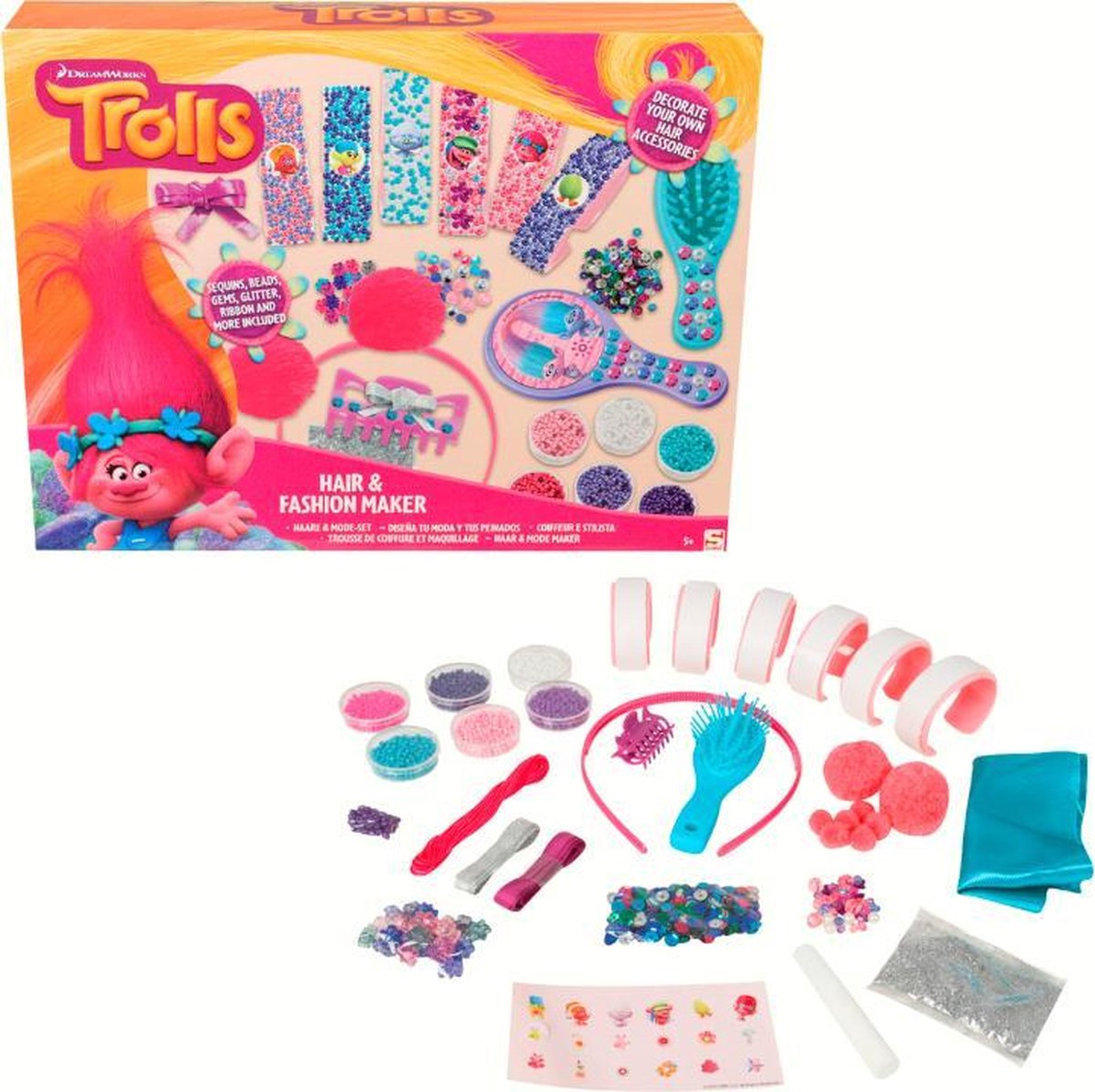 Trolls Haar- en Modeset