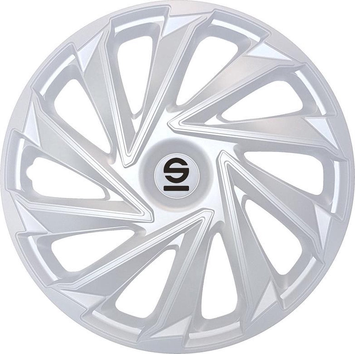 Sparco Wieldoppen Varese 14 Inch Rvs Zilver Set Van 4