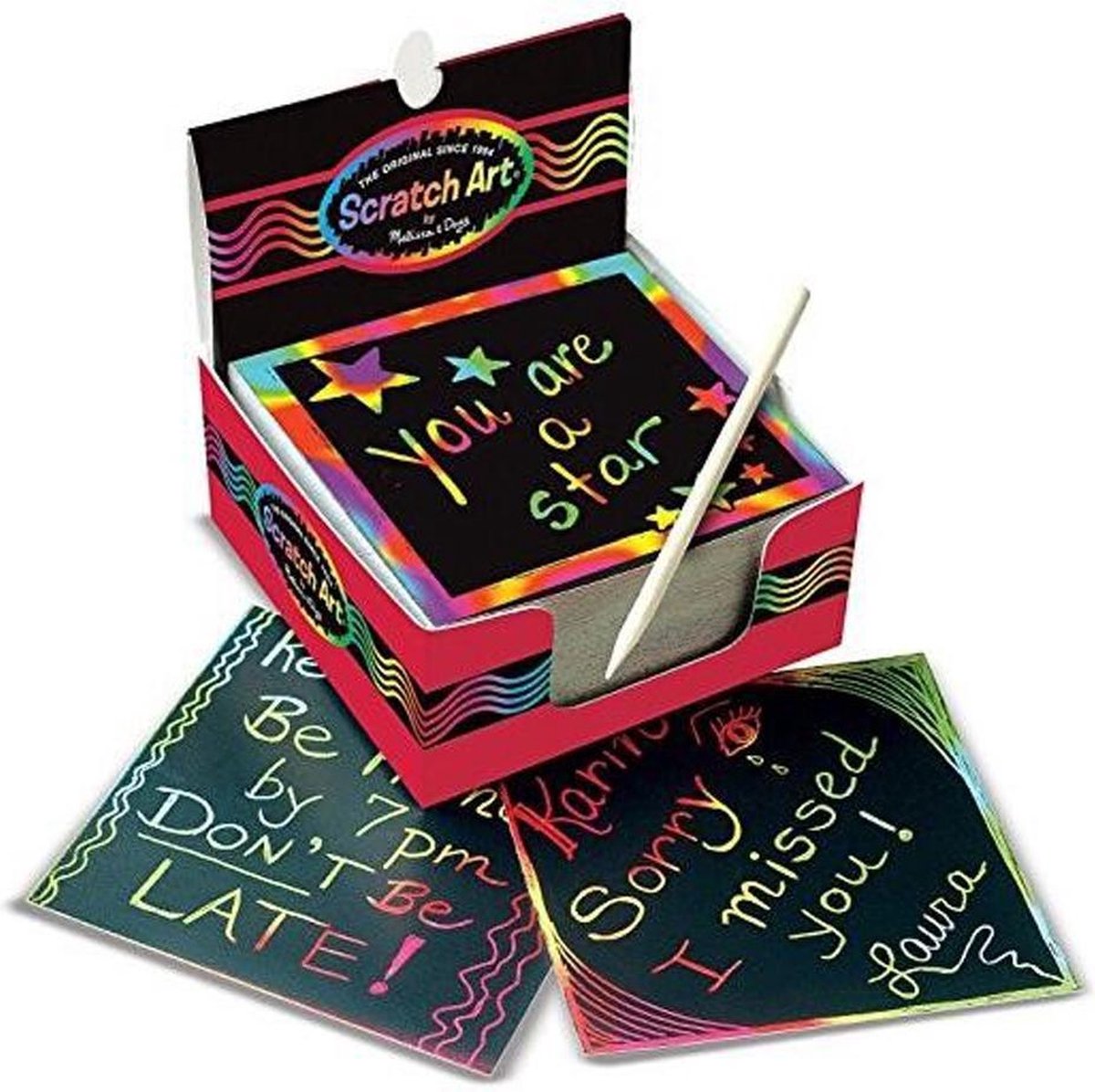 Scratch Art Memoblaadjes 125 Vel