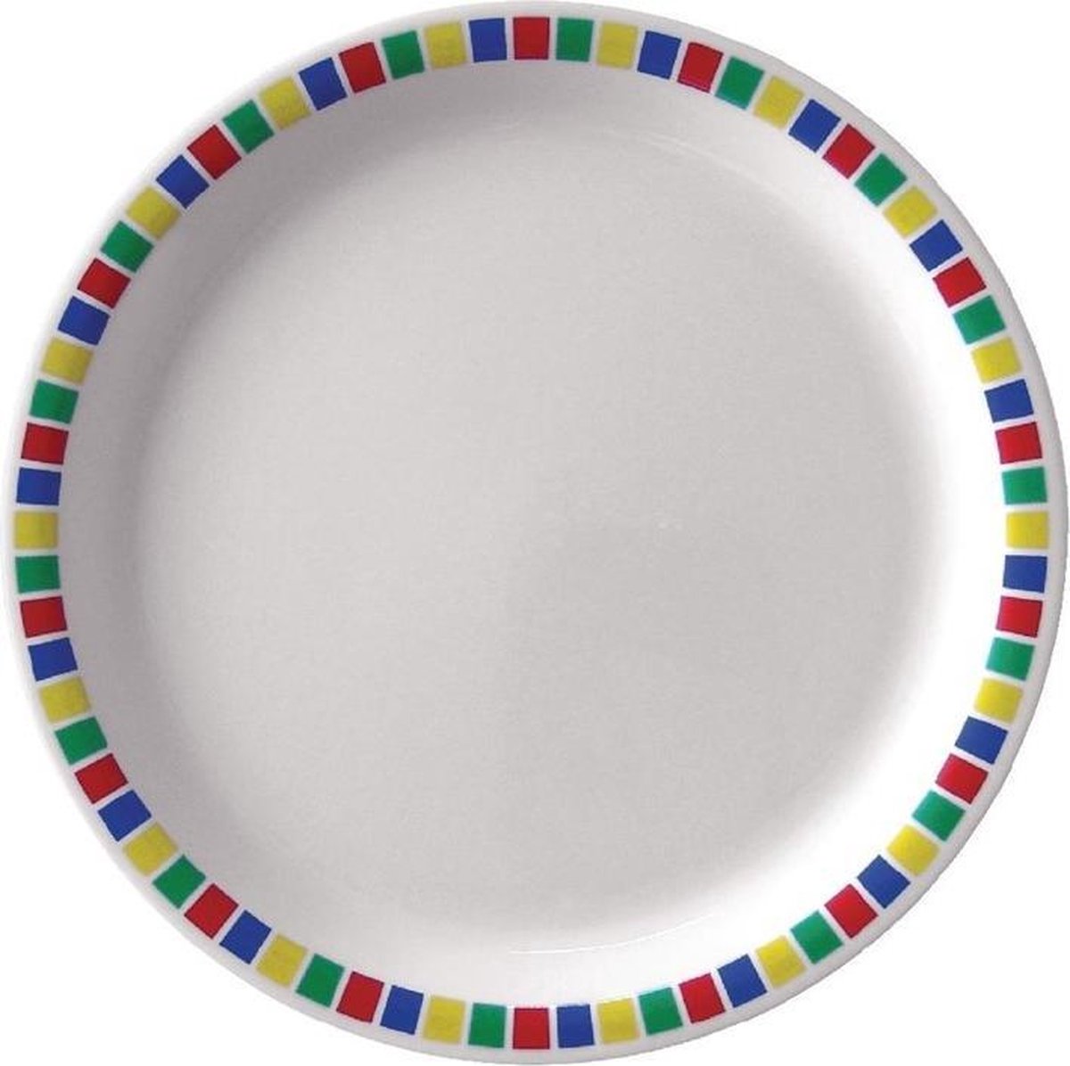 Kristallon Fairground melamine bord Ø23cm (Box 12)