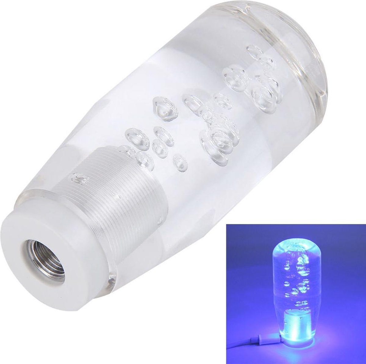 Crystal Car Ademhaling Racing Dash LED Magic Lamp Pookkop Pookknop met Basis