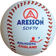 Aresson Rounders Bal Softy 19 Cm Leer Wit