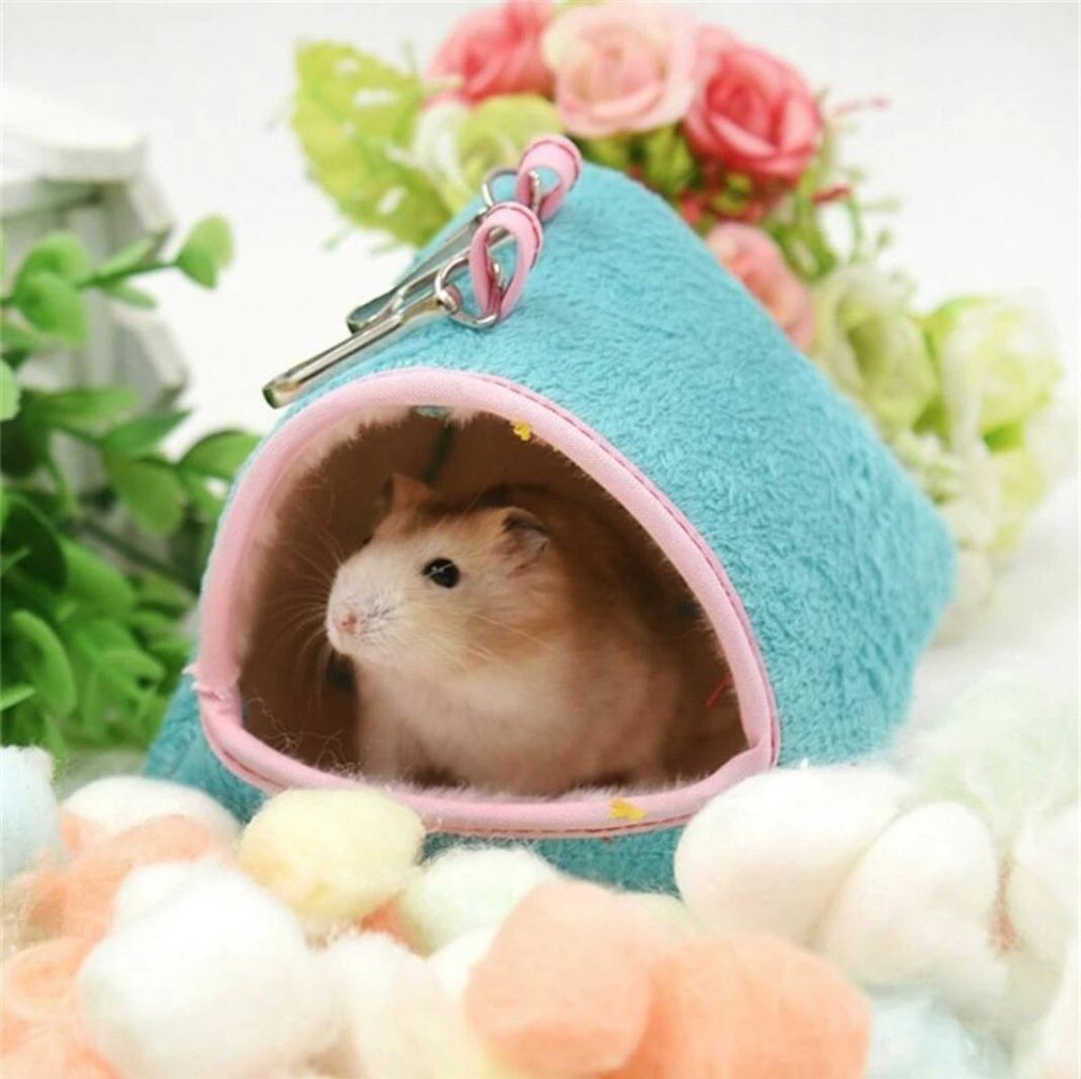 Hamster Huisje – Hammock – Dierenaccessoires | Blauw