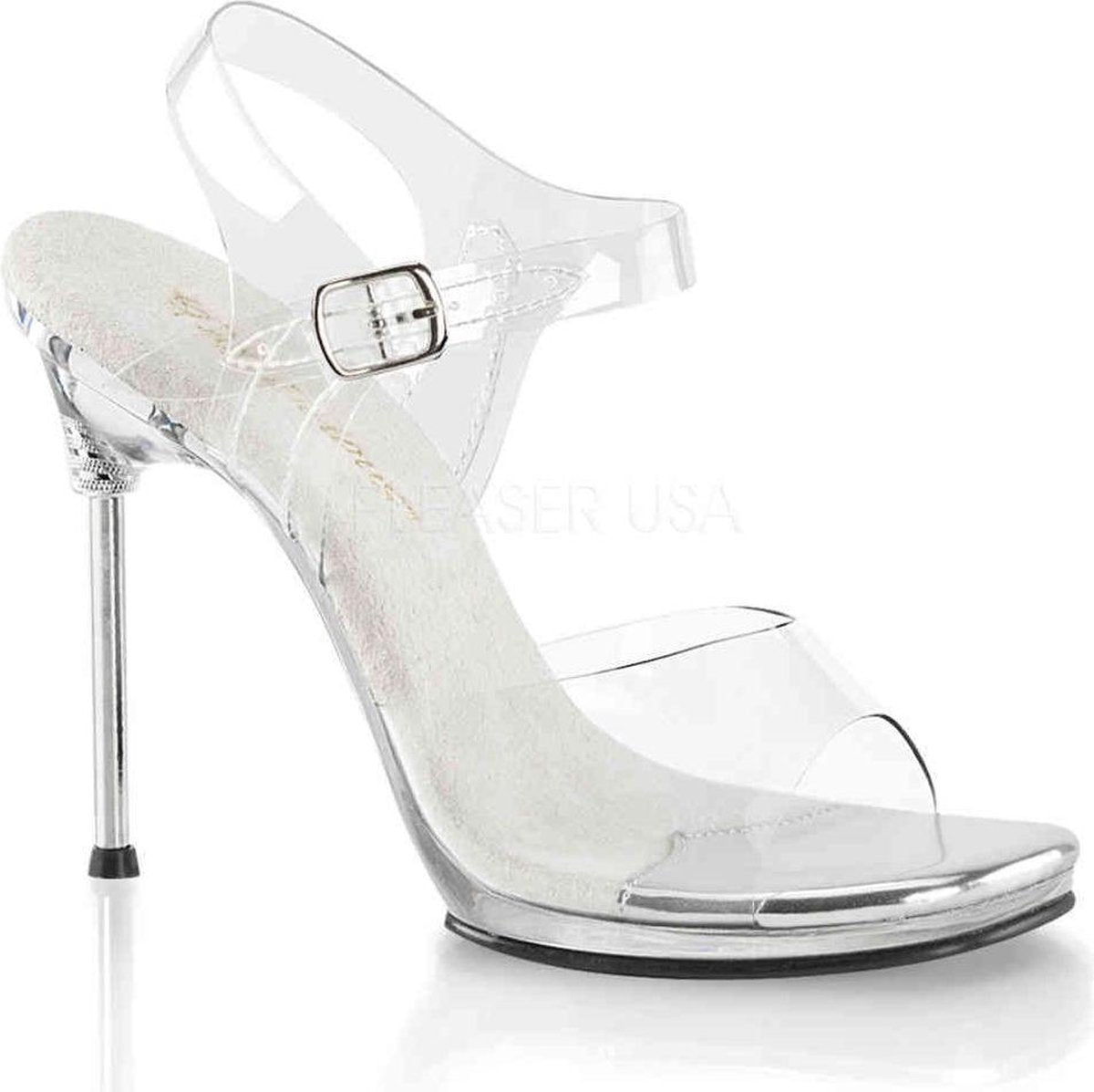 Fabulicious Hoge hakken -36 Shoes- CHIC-08 US 6 Transparant