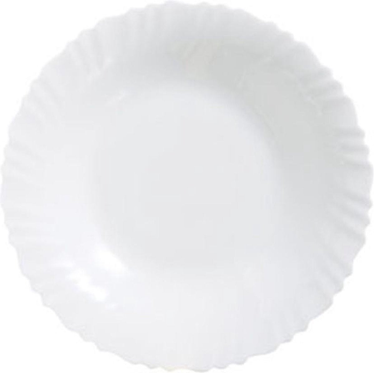 Feston Wit Diep Bord - Ø 23 cm
