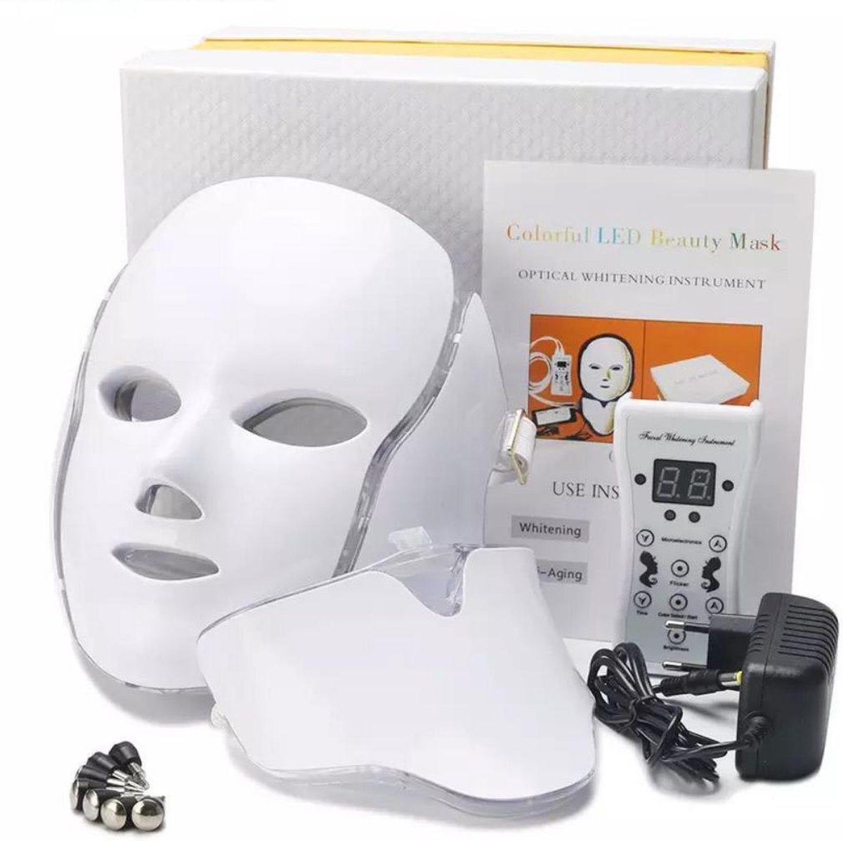Lichttherapie LED Gezichtsmasker werkt o.a. tegen Acne