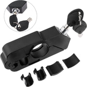 Motorslot - Scooterslot - Stuurslot - Griplock - Slot voor motor scooter motorfiets ATV - Zwart