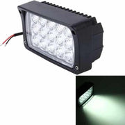 DC 10-60 V 45 W 2500LM 6000 K Waterdicht Voertuig Auto Boot Marine Externe Werkverlichting Noodverlichting 30 Graden Verstelbare Spot LED Auto Lampen met 15 Intense Wafer Lights (Wit Licht)