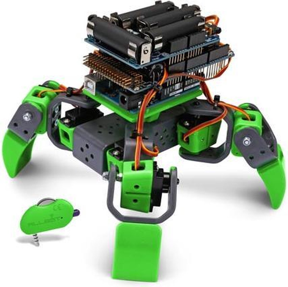 Whadda ALLBOT® mit vier Beinen VR408 VR408 Robot bouwpakket Uitvoering (module): Bouwpakket