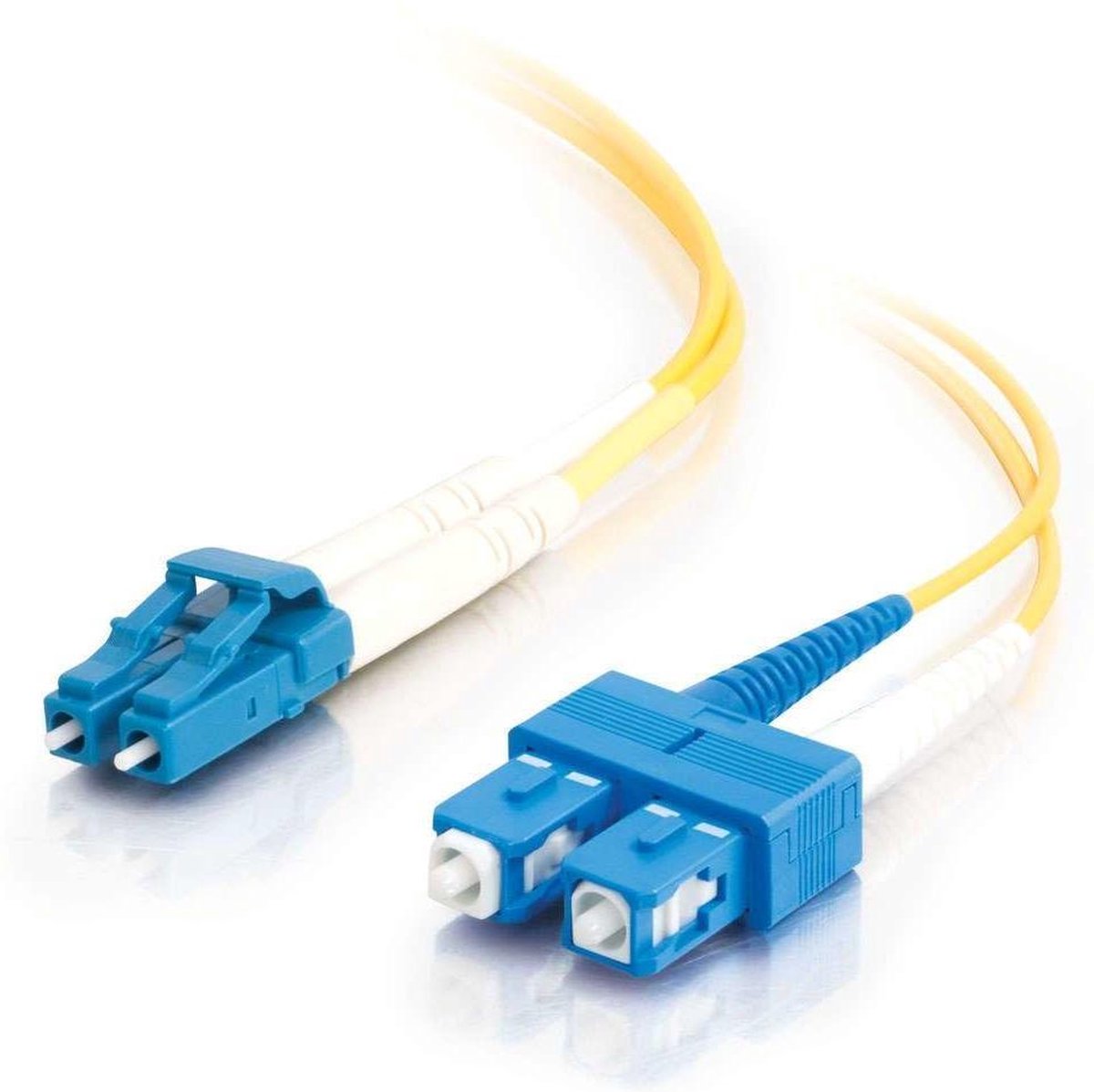 C2G 85587 Glasvezel kabel 2 m OFNR LC SC Geel