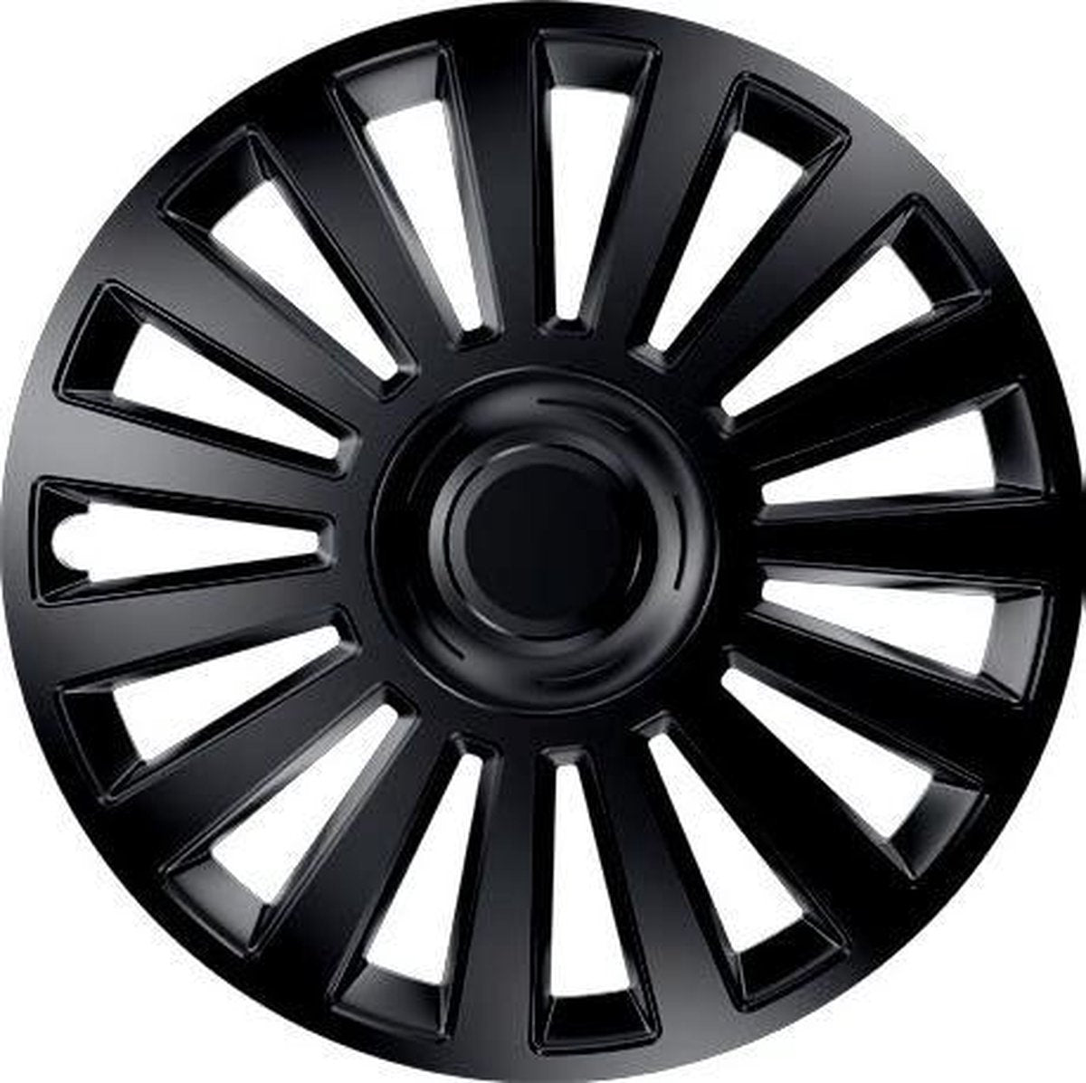 Versaco Wieldoppen Luxury Black 15 Inch - Set van 4