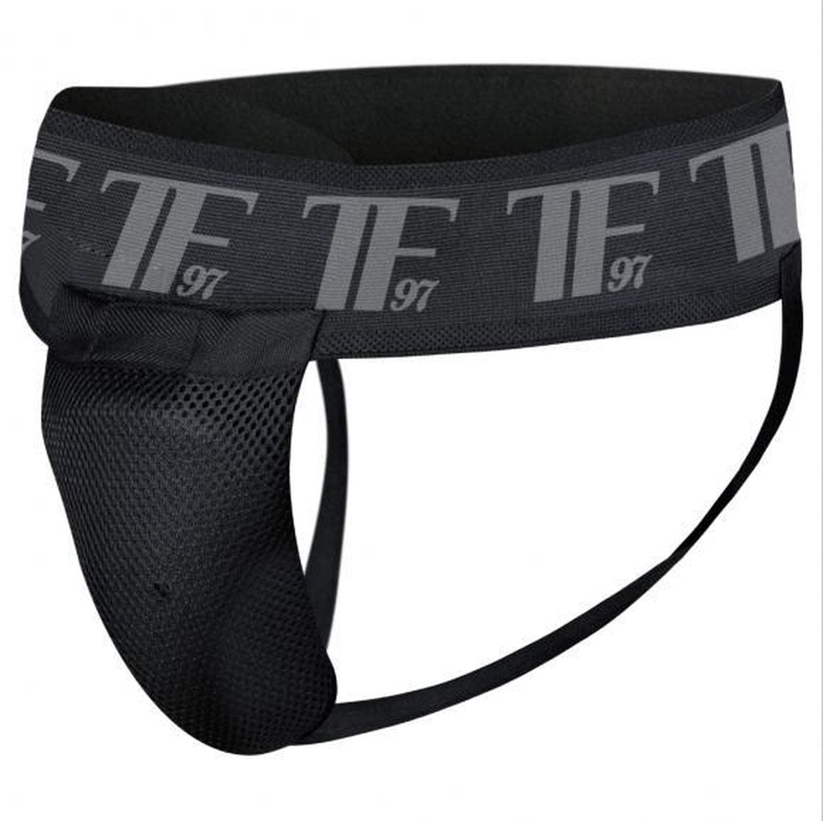Topfighter Kruisbescherming Combat Zwart Extra Small
