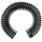 Zigzag diadeem - zig zag - flexibele diadeem zwart - kamdiadeem - haarband - kam