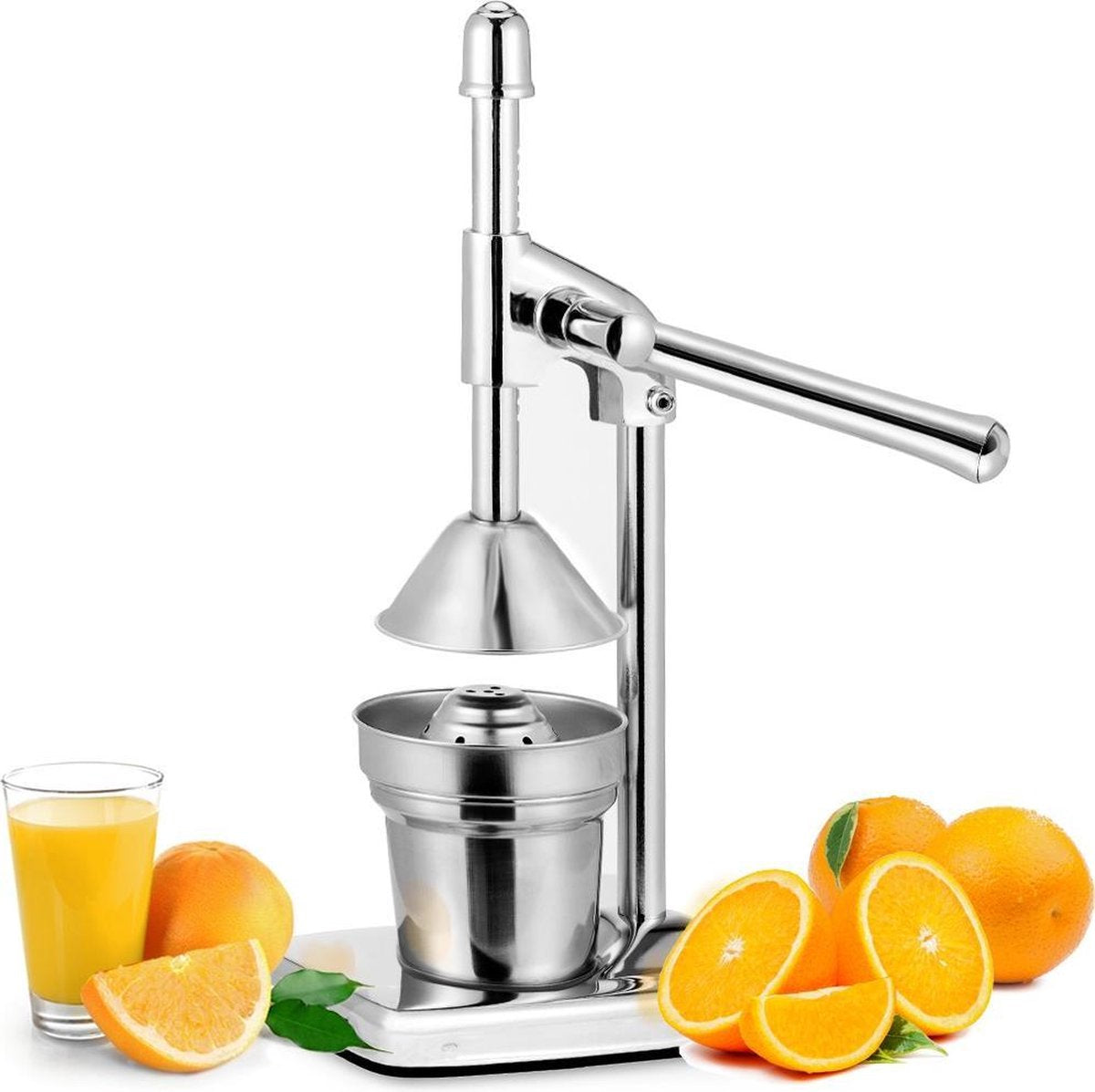Deuba Citrus sapcentrifuge van roestvrij staal met antislipbasis