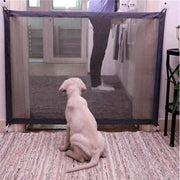WiseGoods - Hondenhek - Hondenrek - Veiligheidshek - Hondennet - Deurhekje - Zwart - 72x110cm.
