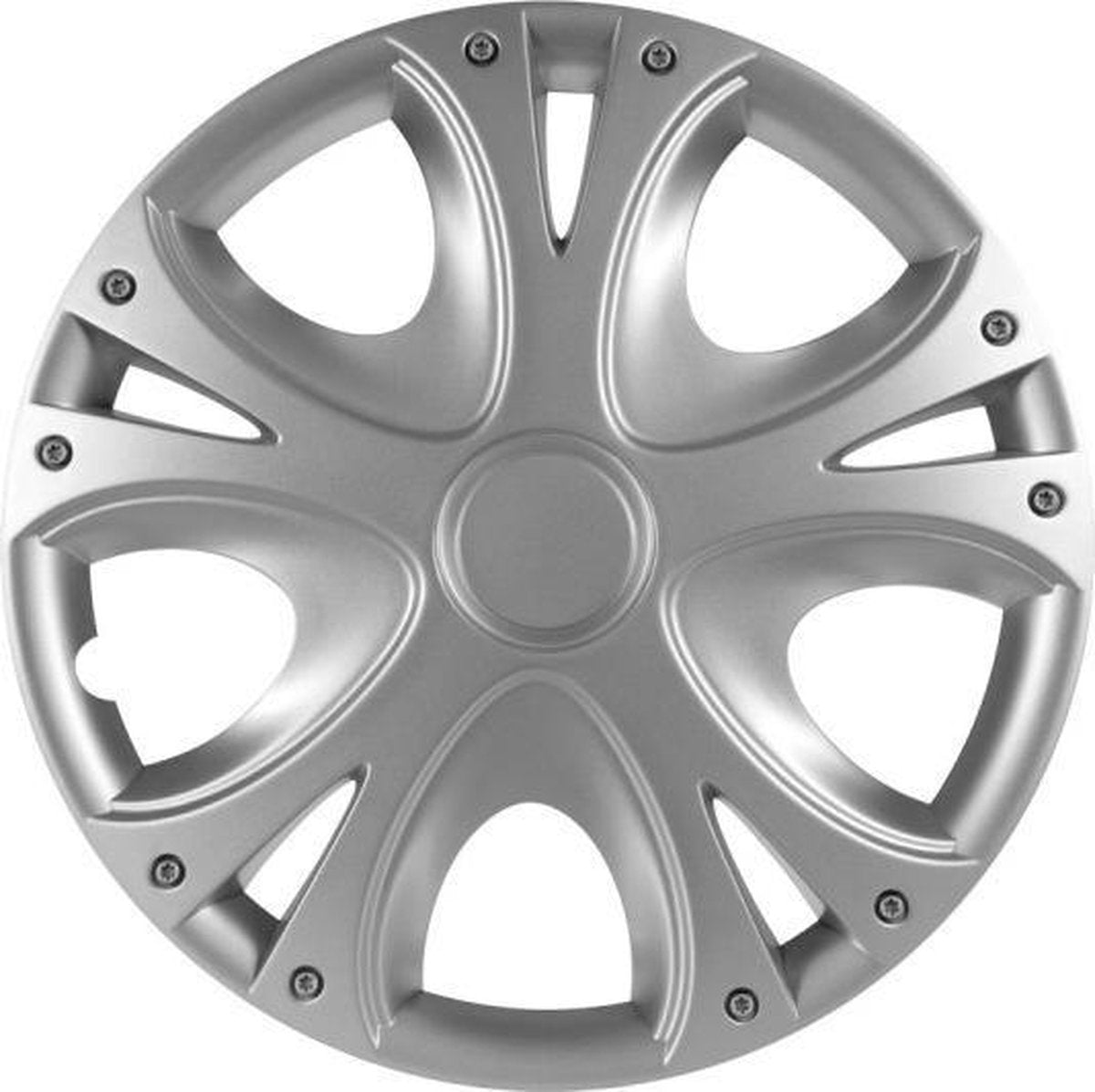 Versaco Dynamic wieldoppen - Zilver - 14 inch - 4 stuks