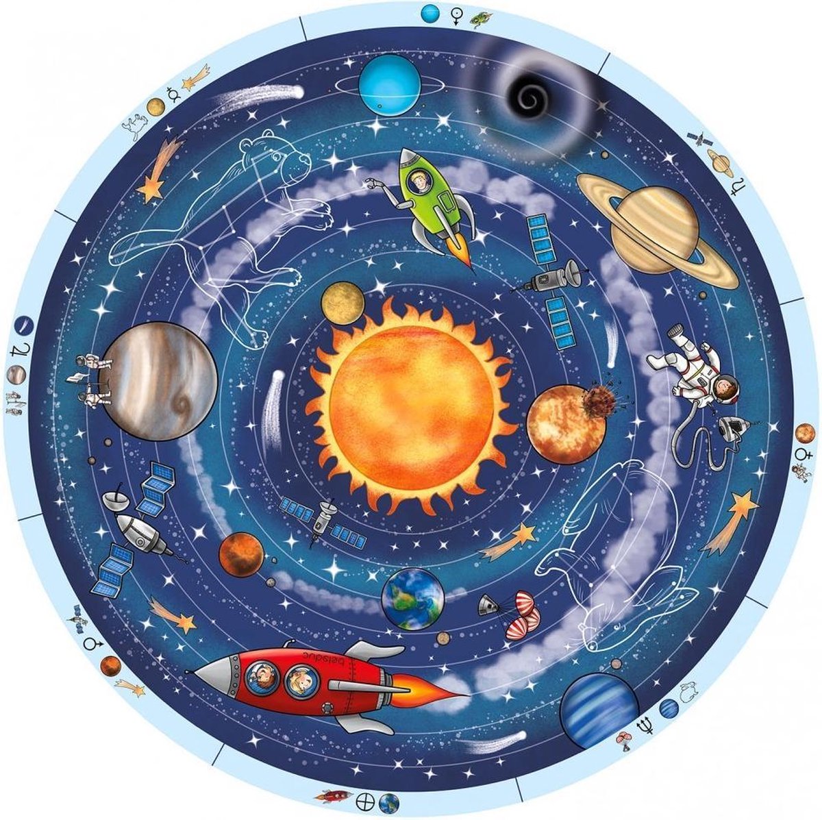 XXL Puzzel Planeten