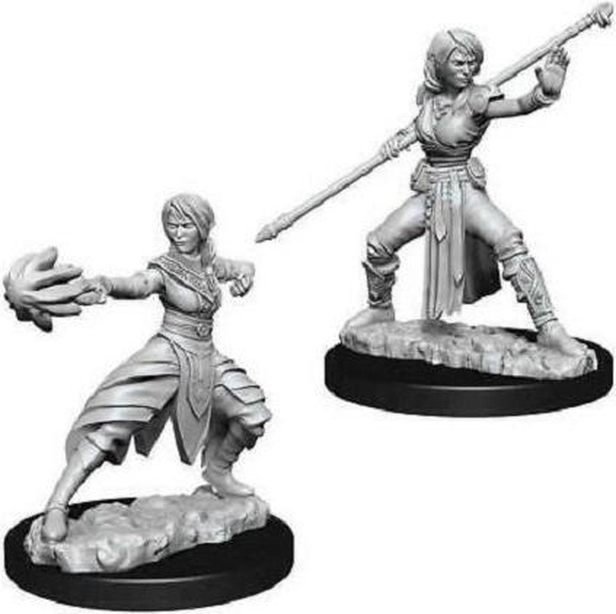Wizkids: Dungeons and Dragons - Nolzur's Marvelous Miniatures - Half-Elf Female Monk