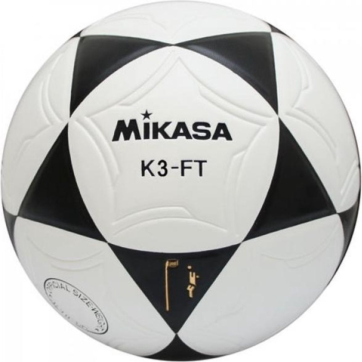 Mikasa K3-FT Korfbal - zwart/wit - maat 3