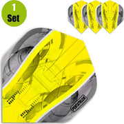 Pentathlon Silver Edge Dartflights - Geel- ()