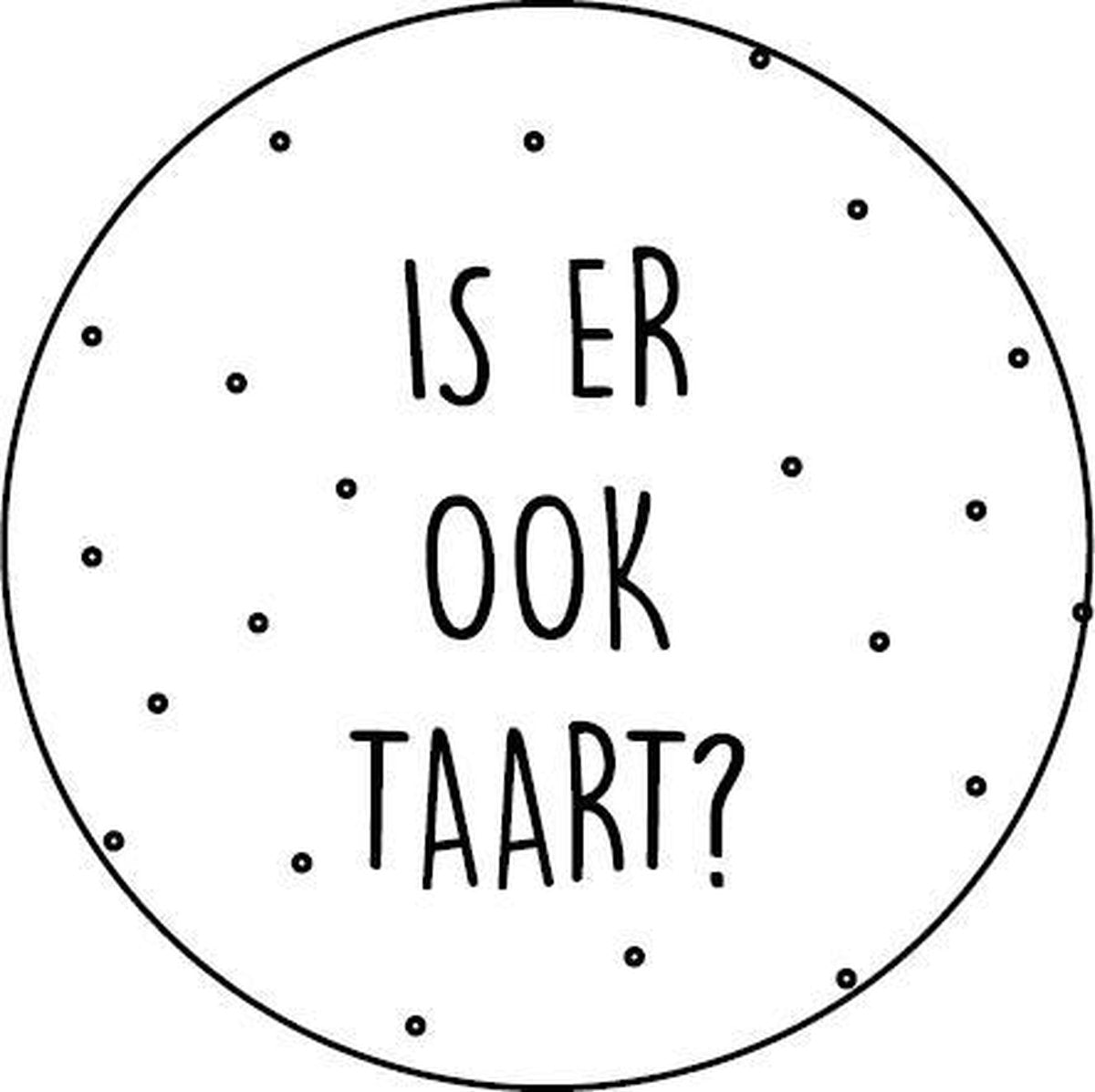 Stickers | Is er ook taart? | 10 stuks