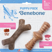 Jack and Vanilla - Benebone Maple Stick + Zaggler Bacon - voor puppy's tot 7 kg