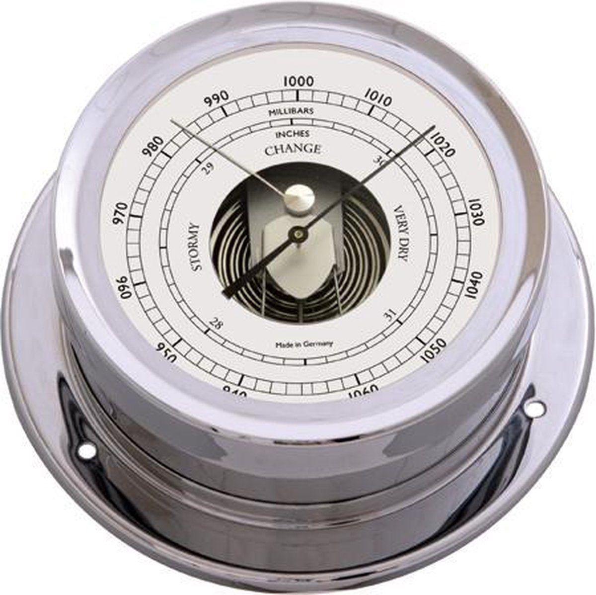 BAROMETER MESS.VERCHROOMD 165/130M