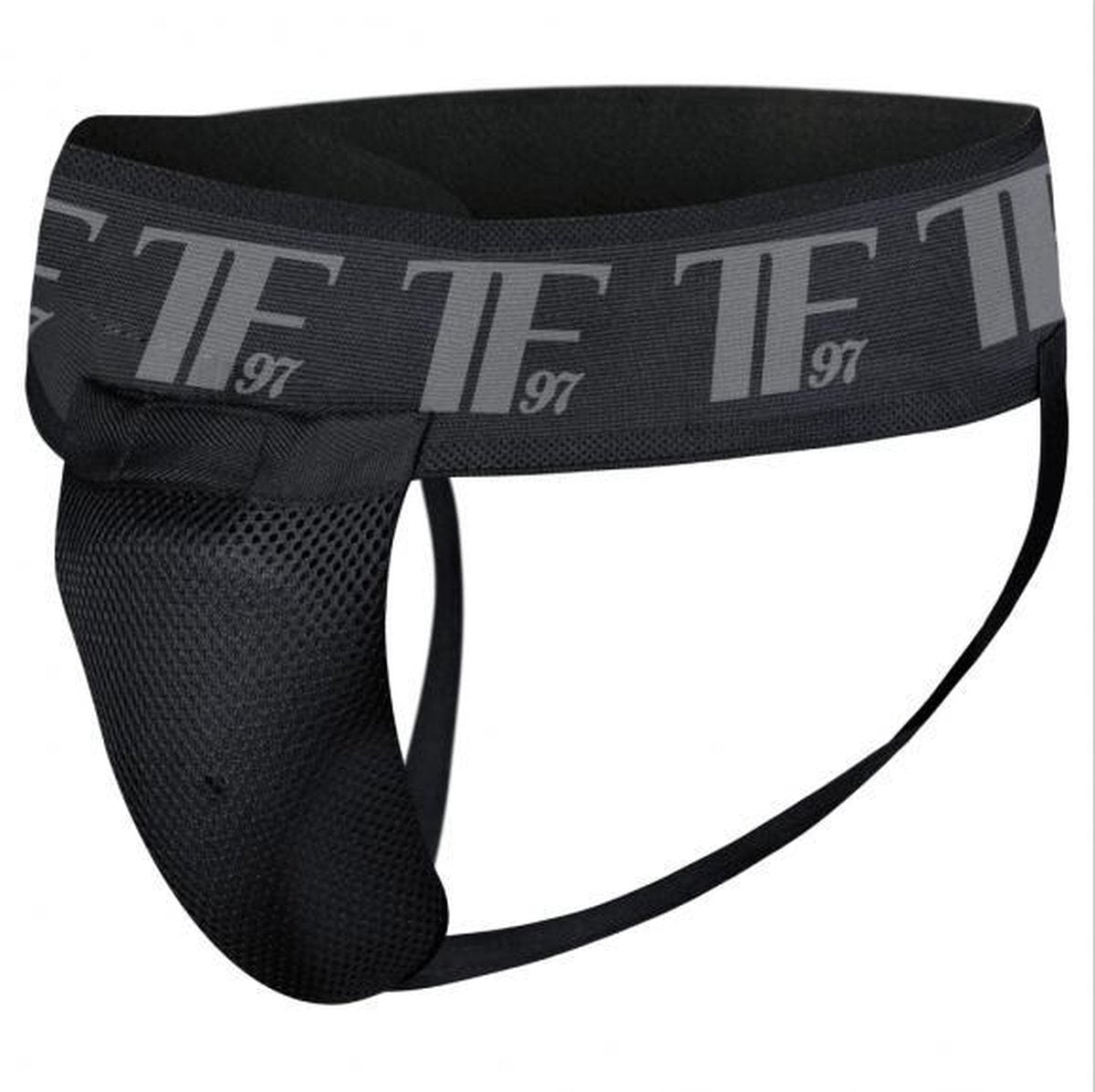 Topfighter Kruisbescherming Combat Zwart Medium