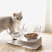 Repus - Dieren Water & Voer Set - Dubbele Voerbak Voor Huisdieren -Voor Katten en Honden | Halsbescherming | Vaatwasbestendig | Nekbescherming