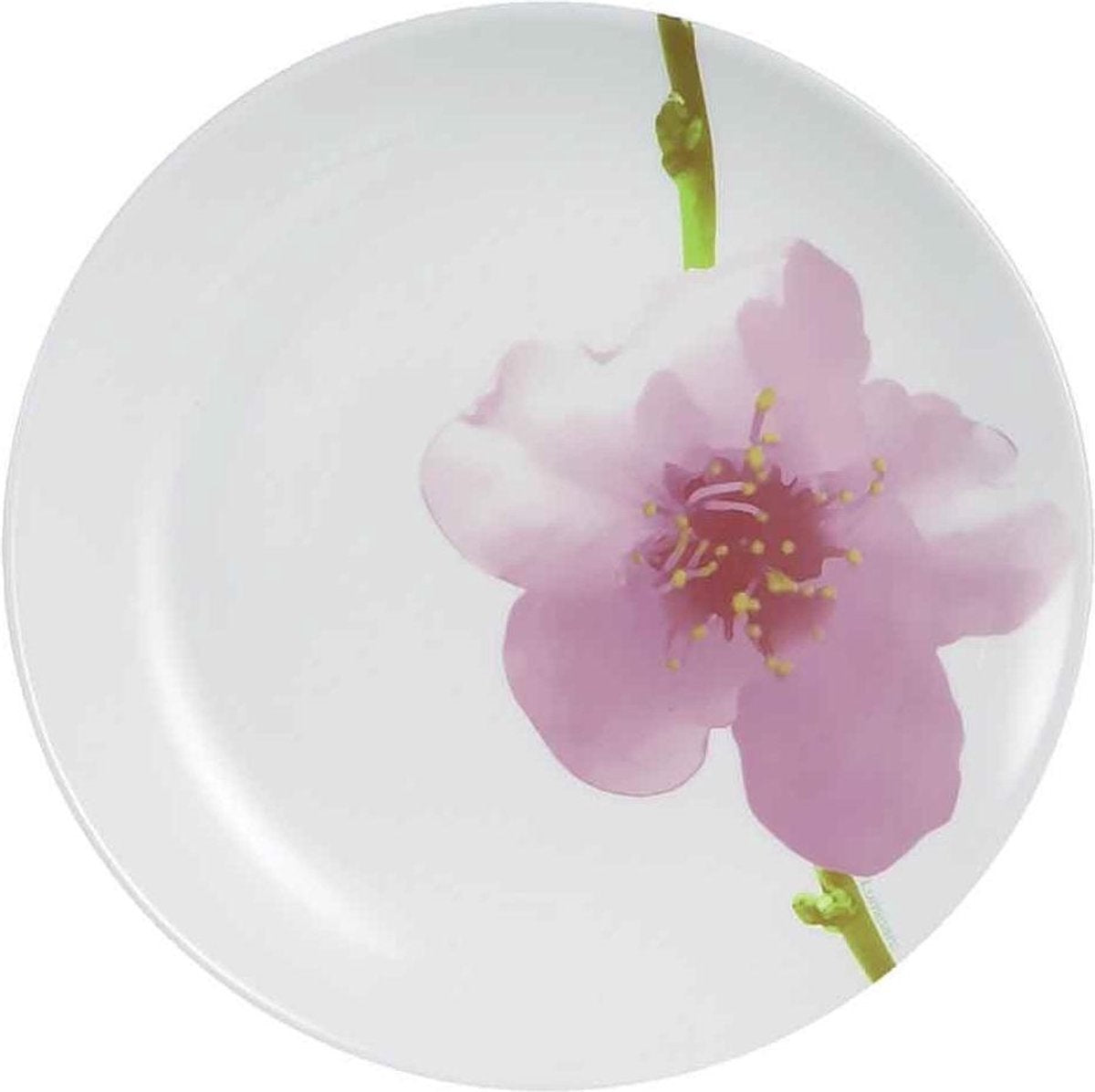 Water Color Dessertbord met Bloemenprint - Ø 19cm
