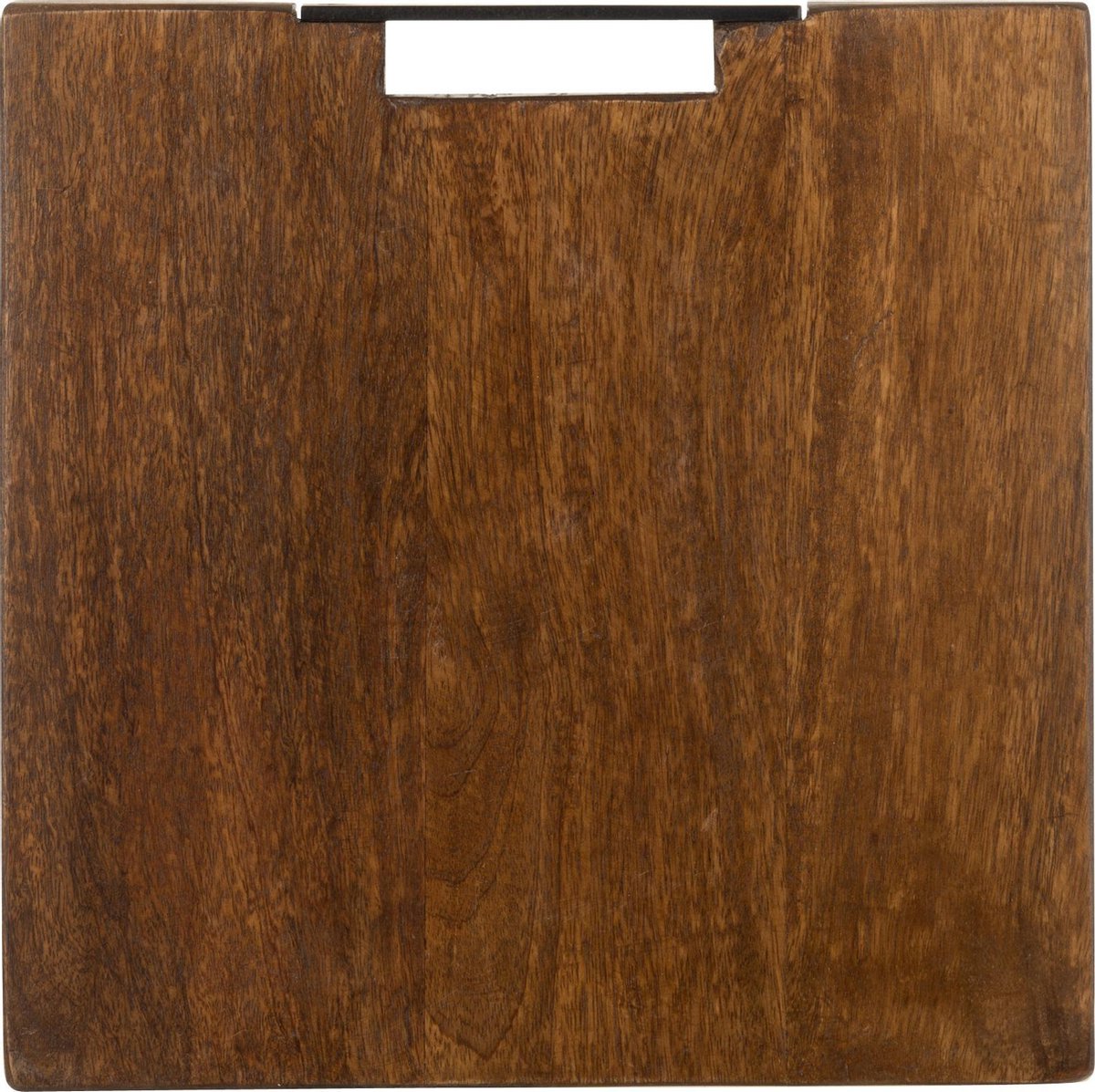J-Line Snijplank Vierkant Mango Hout Bruin Large