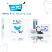 iSmile® - Charcoal Coconut Whitening Strips & Bitje voor Rechte Tanden - Rechte Tanden zonder Beugel - Tanden Bleken Strips - Charcoal Teeth Whitening - Teeth Whitening Strips - Houtskool & Kokos Strips - Zonder Peroxide