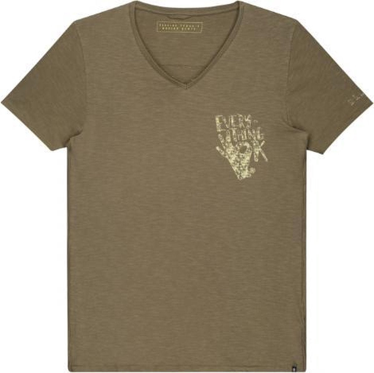 Dstrezzed T-shirt V-hals Jersey Army Groen (202390 - 511)