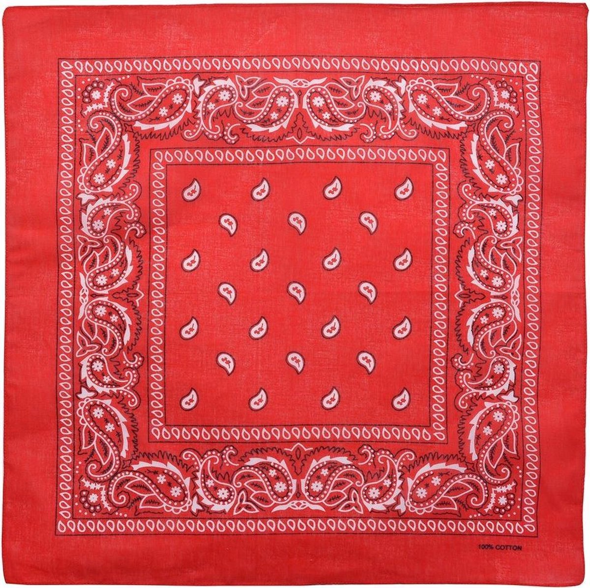 Bandana Zakdoek Paisley Rood
